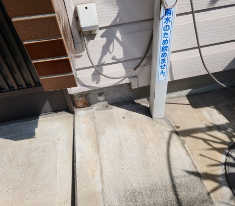 香川県高松市内で超微量漏水箇所をコンクリート下でピンポイント特定
